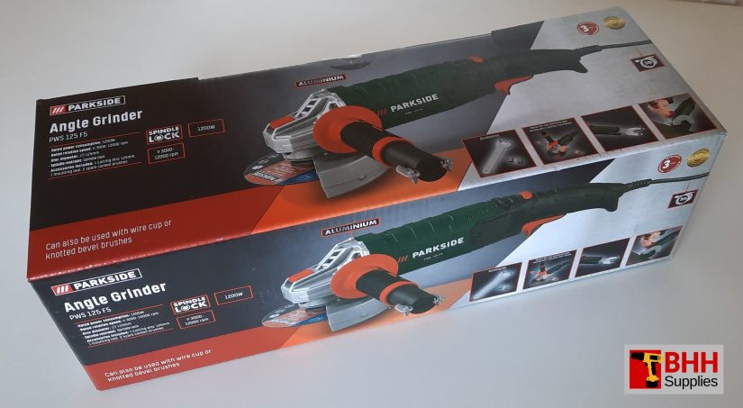 Electric angle grinder from Parkside model PWS 125 F5