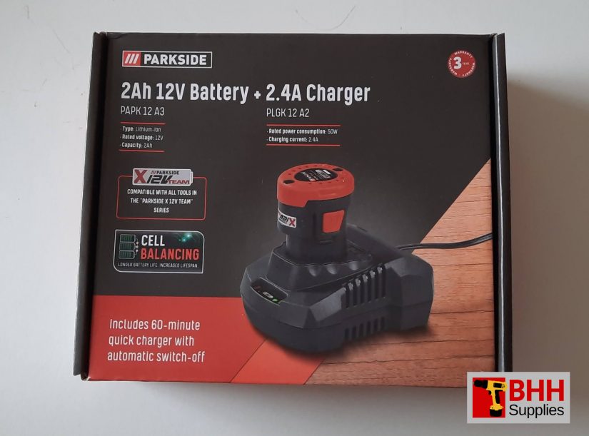 Parkside 12V 2Ah Battery & Charger